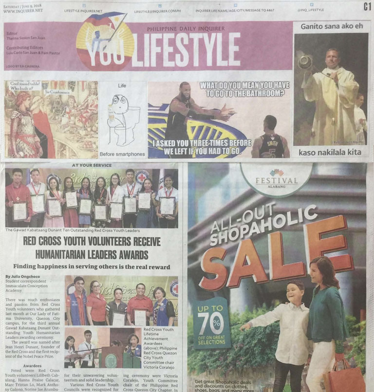 Red Cross Youth Volunteers Receive Humanitarian Leaders Awards